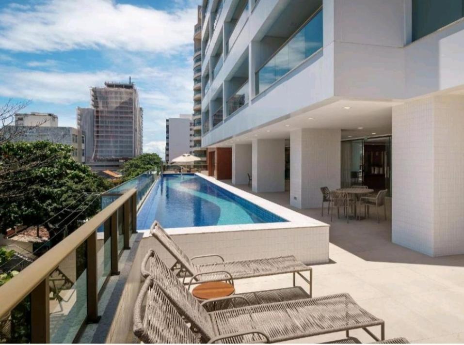 Loft 535 Farol Da Barra, Varanda, Piscina, Academia, No Farol Da Barra Salvador Exterior photo